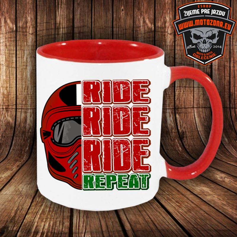 Motorkársky hrnček Live to Ride - 