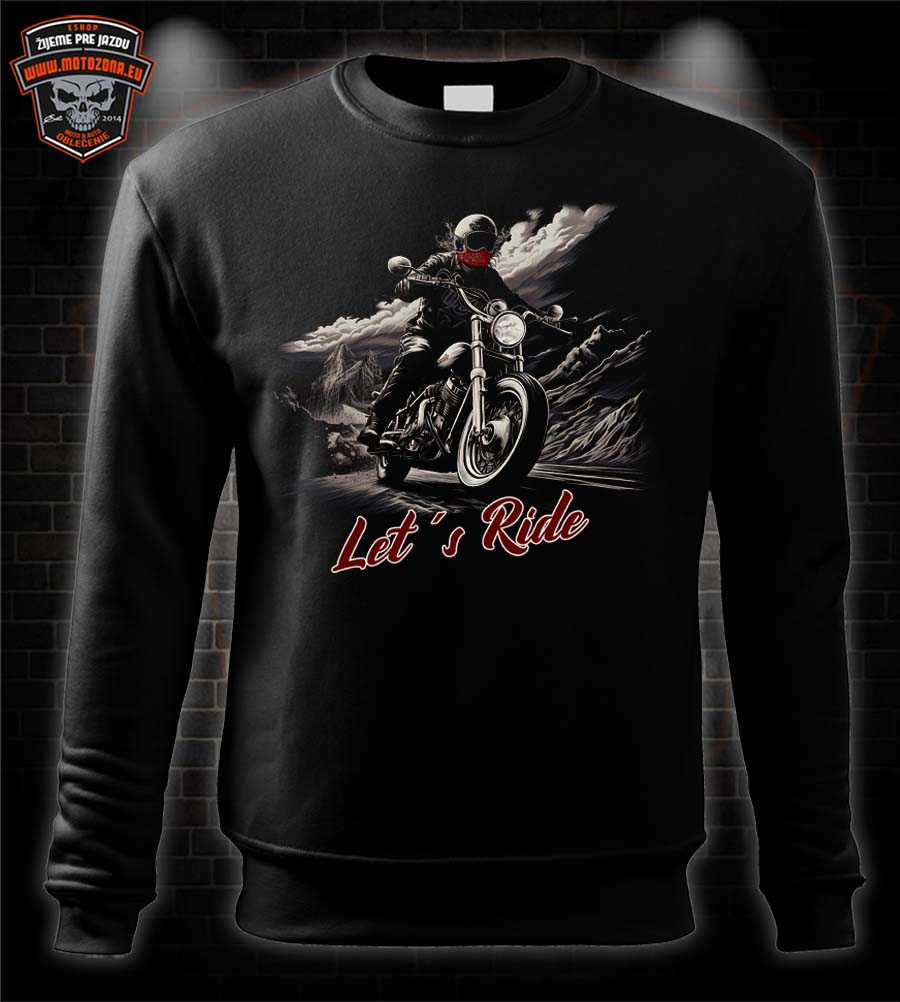 Moto mikina Let´s Ride