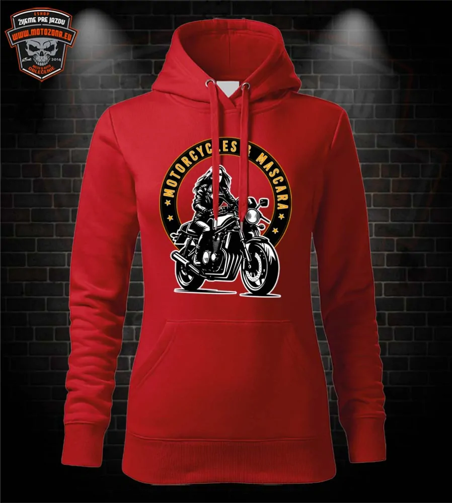 Dámska mikina Motorycles & Mascara s kapucou