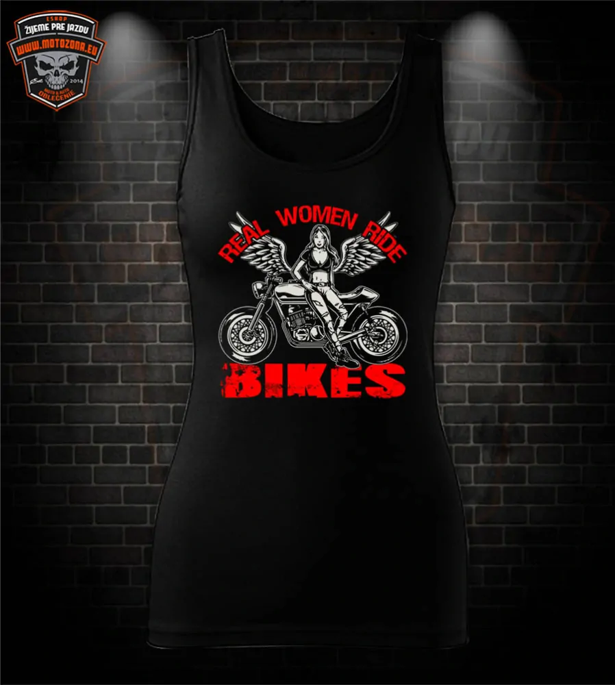 Dámske tielko Real women ride bikes