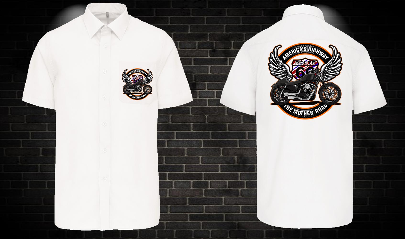 Motorkárska košeľa America´s Highway
