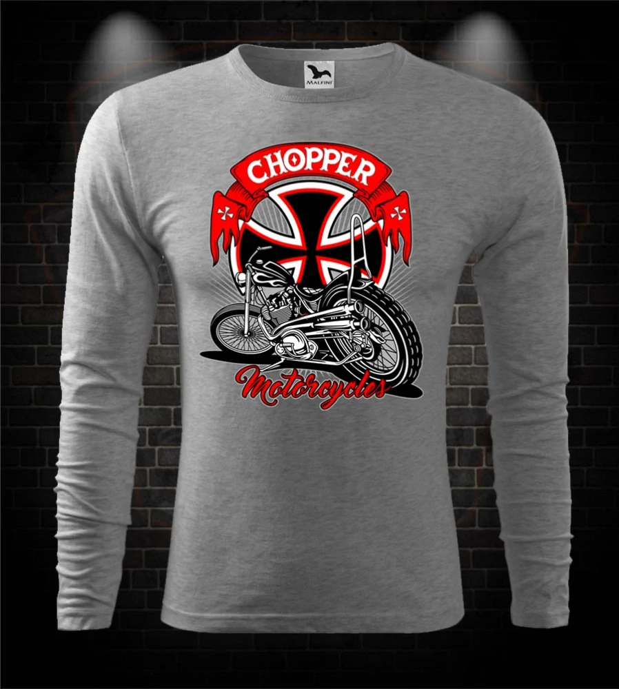 Mototričko s dlhým rukávom Chopper Motorcycles
