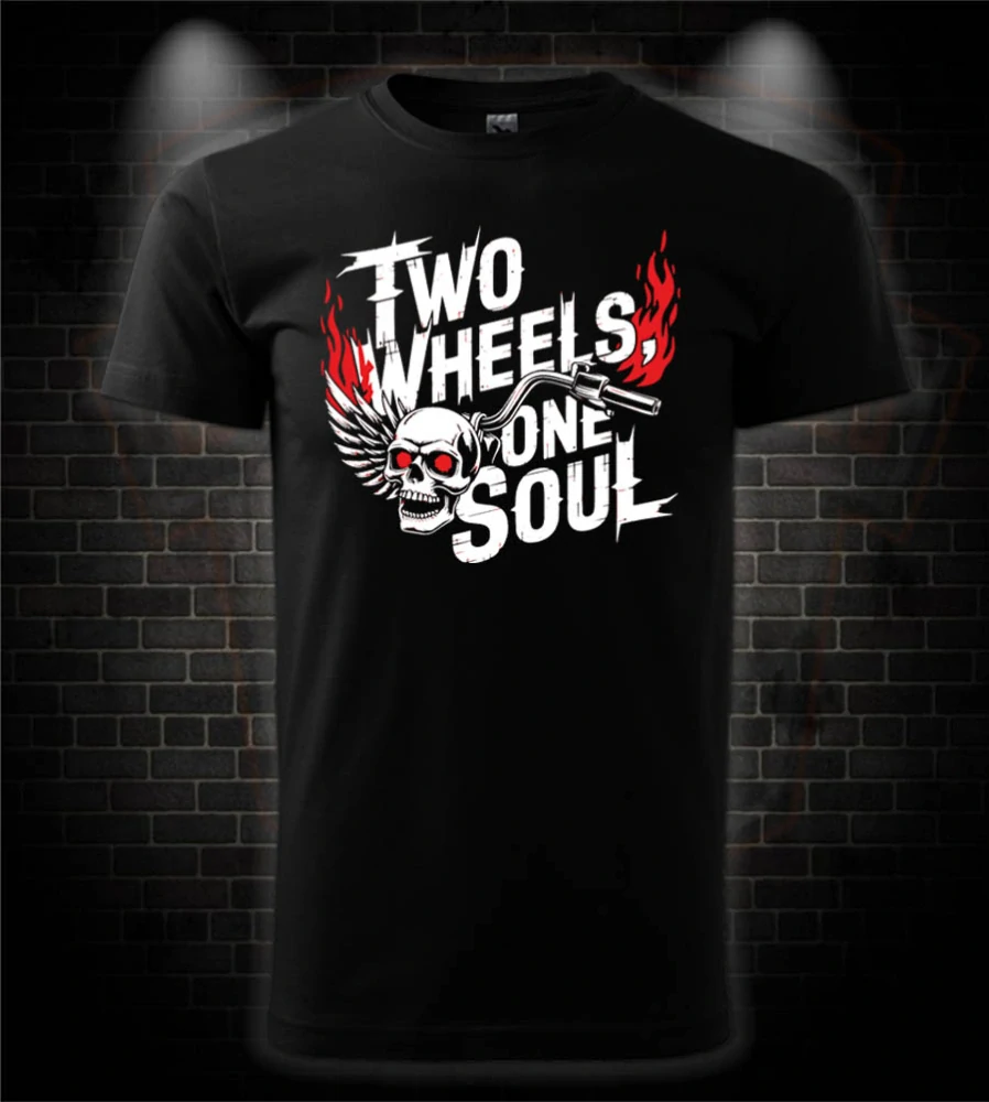 Pánske / dámske tričko Two Wheels - One Soul