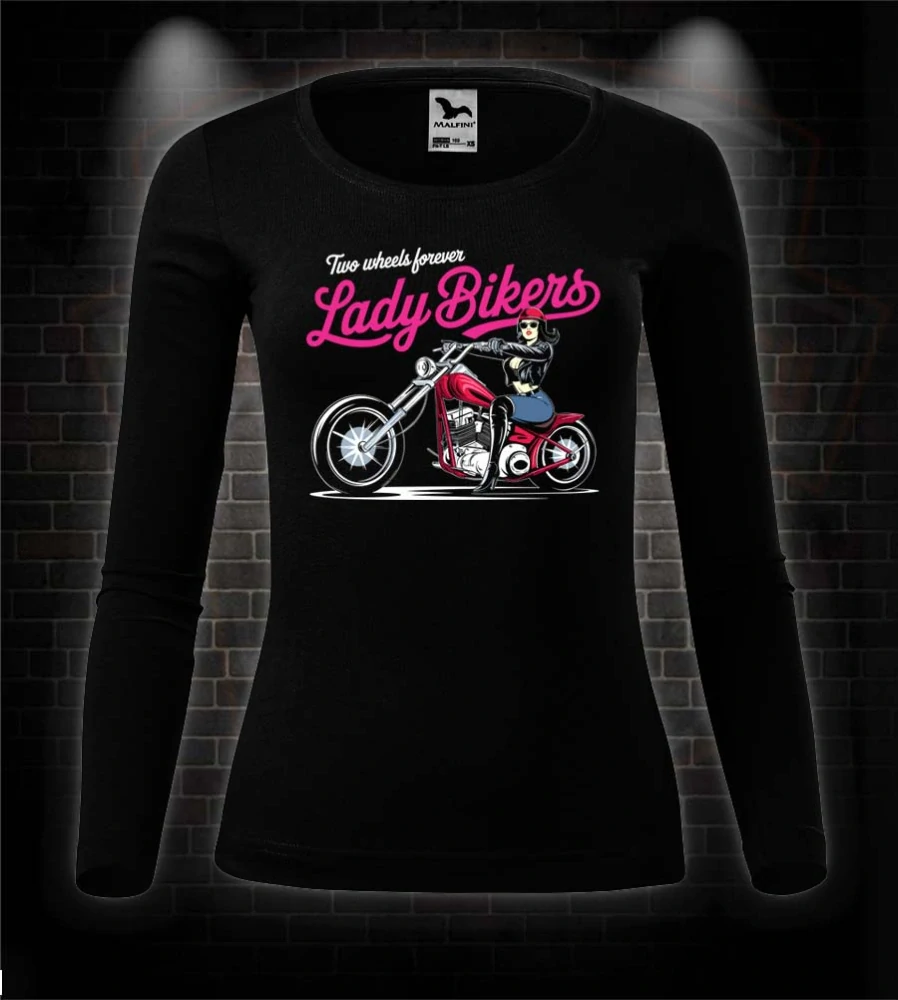 Dámske moto tričko Lady Bikers s dlhým rukávom