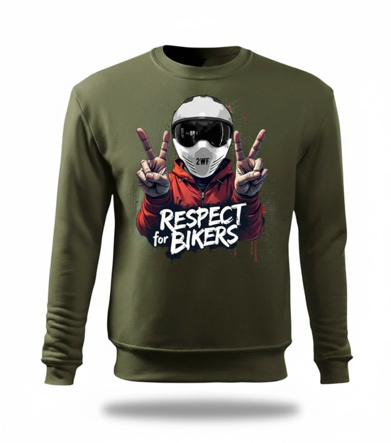 Moto mikina Respect for Bikers