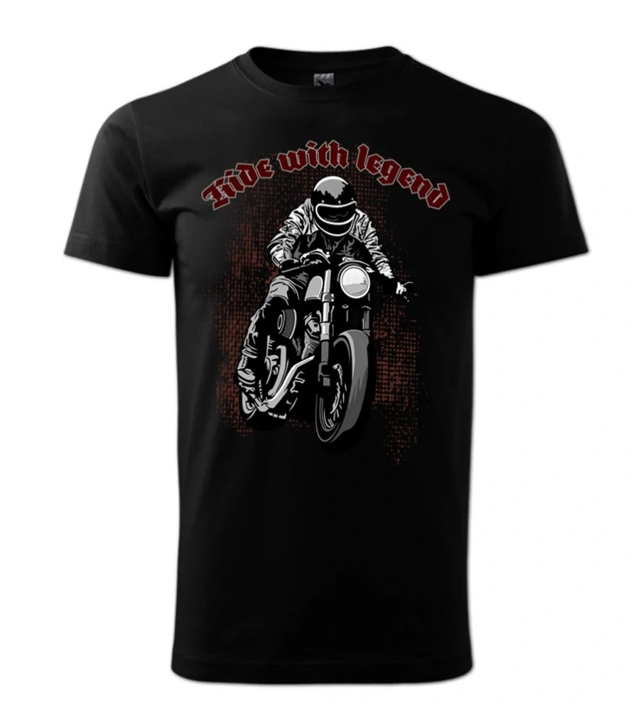 Pánske / dámske tričko Ride with legend