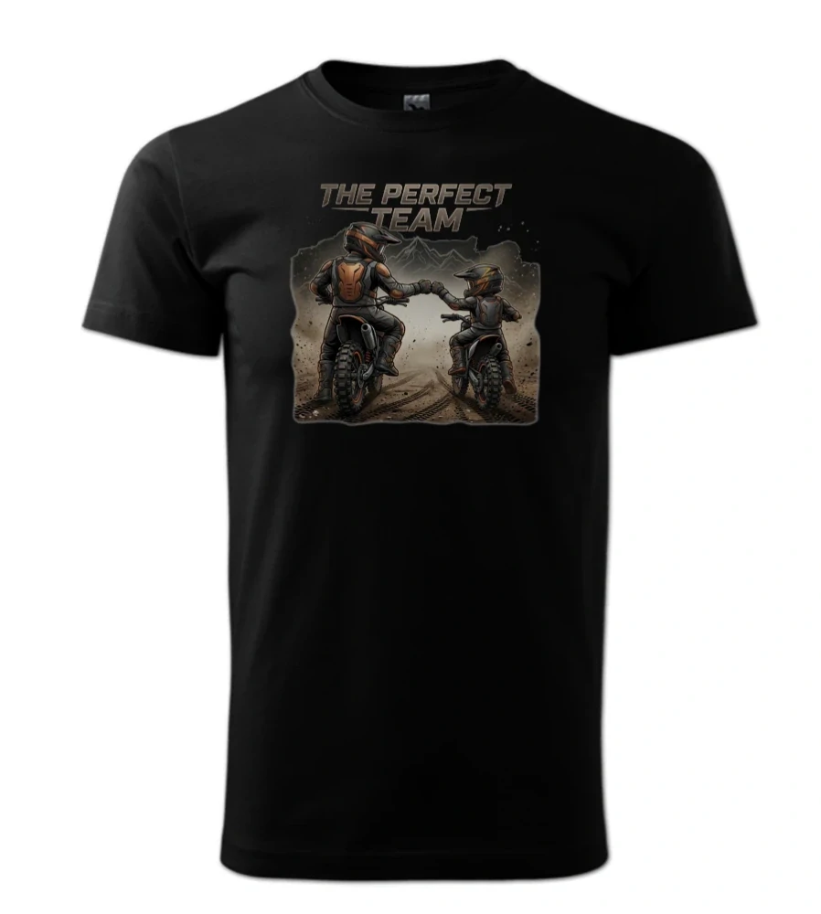 Motorkárske tričko The Perfect Team | Štýl pre pravých jazdcov