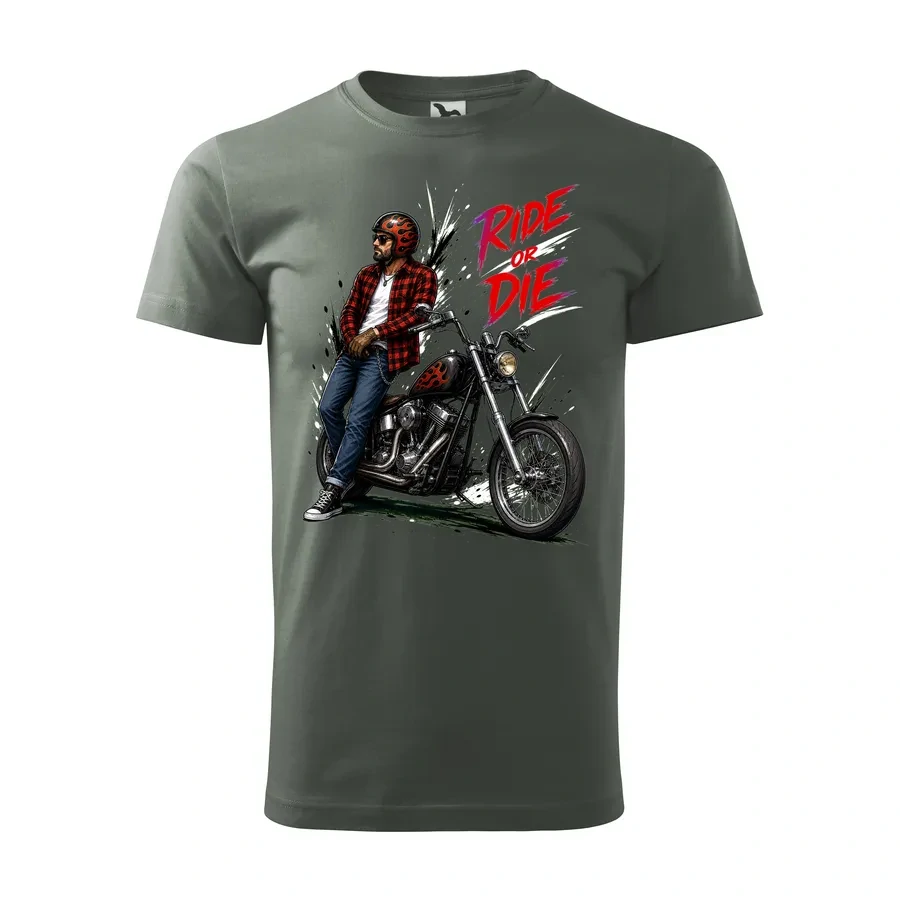 Motorkárske tričko Ride or Die - Chopper | Klasika na dvoch kolesách