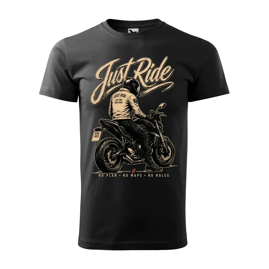 Motorkárske tričko Just Ride | Čistá radosť z jazdy