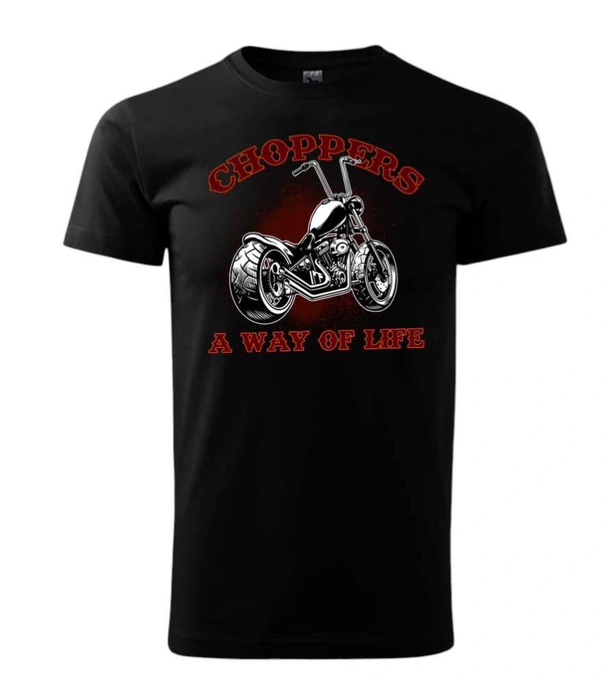 Pánske motorkárske tričko Choppers A Way of Life