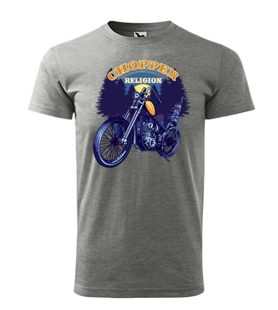 Pánske motorkárske tričko Chopper Religion