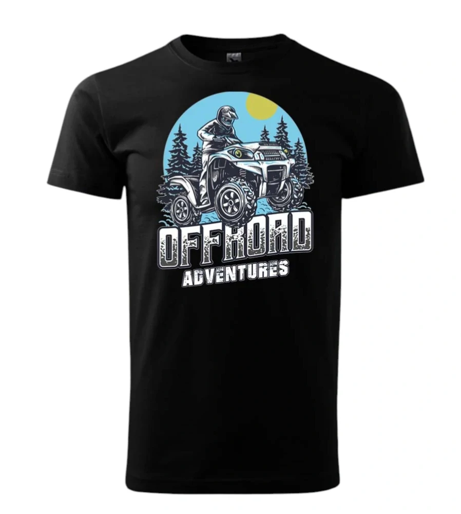 Pánske tričko so štvorkolkou Offroad Adventures – 200g/m2