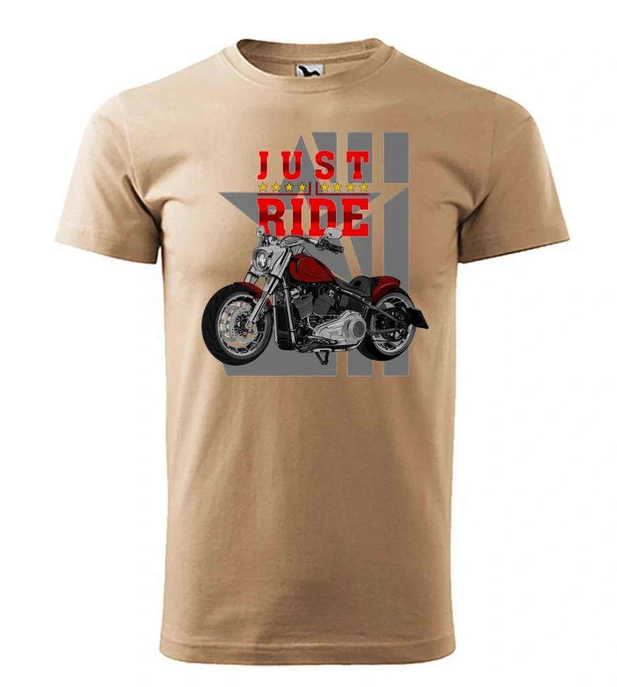Motorkárske tričko Just Ride | Čistá radosť z jazdy
