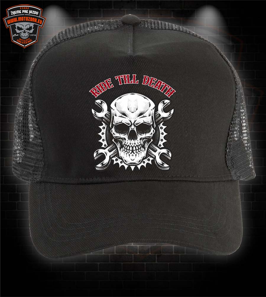 Šiltovka Ride till Death Skull
