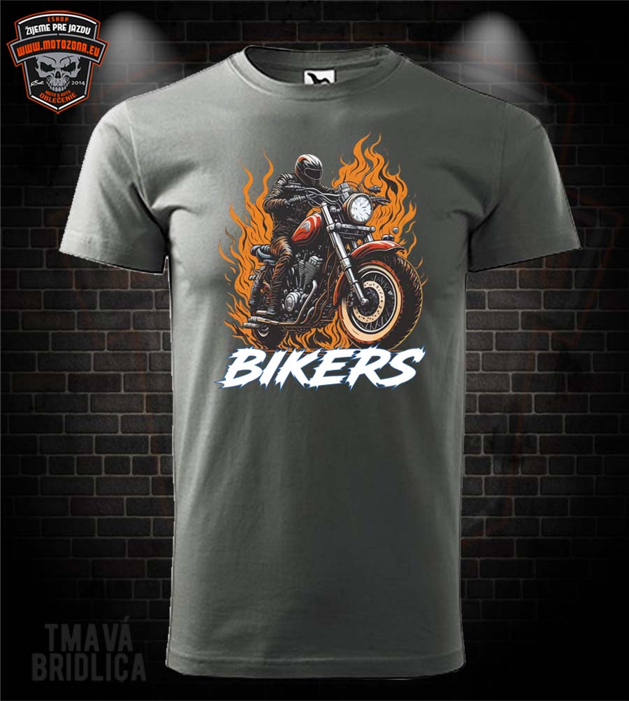 Motorkárske tričko Bikers