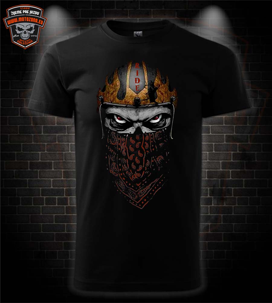 Pánske / dámske tričko Skull Rider