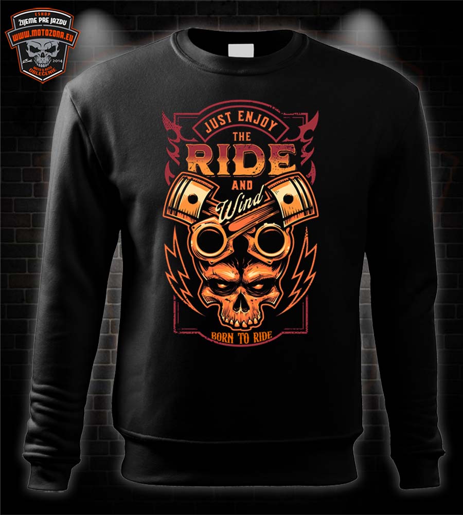Moto mikina Just enjoy the Ride
