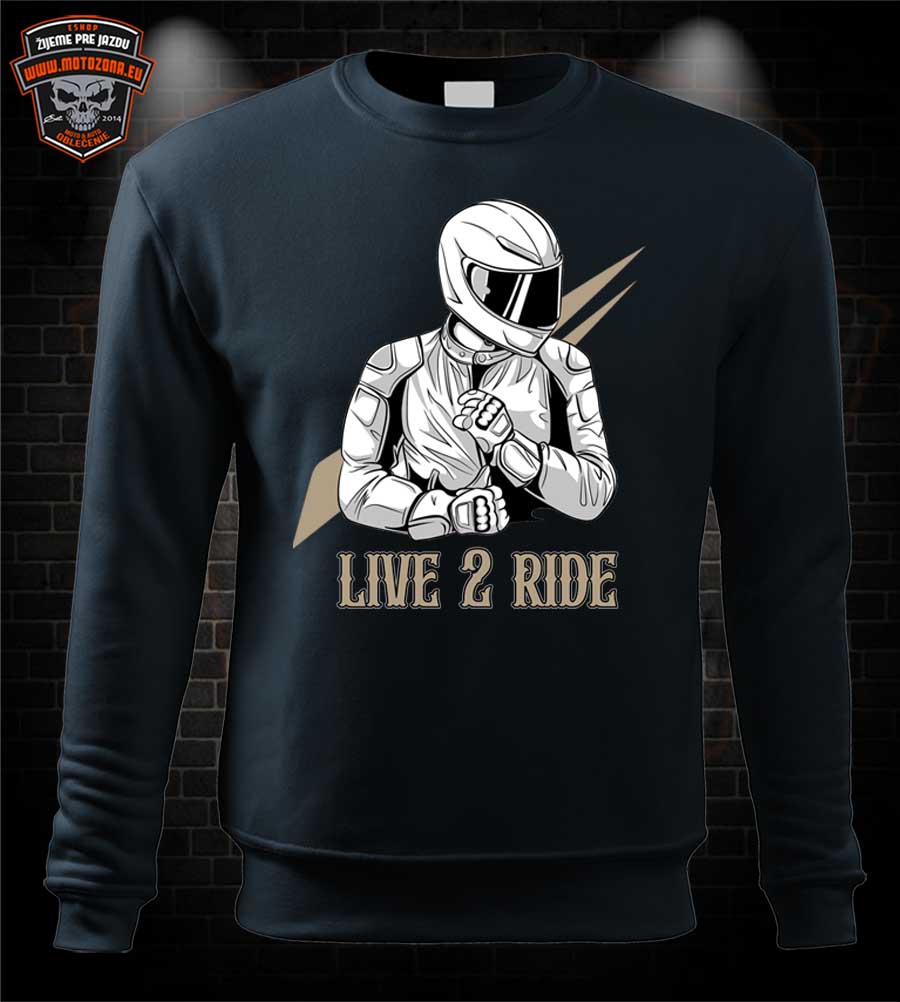 Moto mikina Live 2 Ride