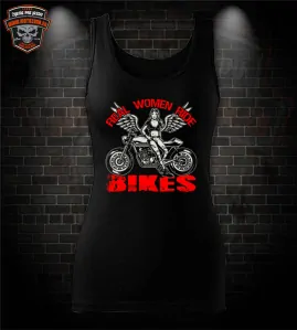 Dámske tielko Real women ride bikes