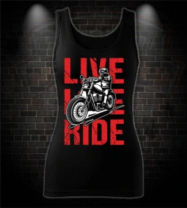 Dámske tielko Live Love Ride