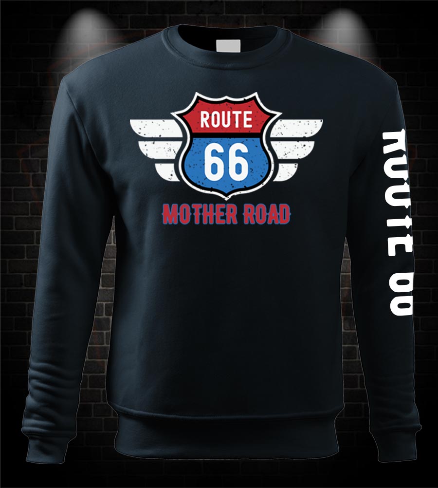 Moto mikina Mother Road - Route 66