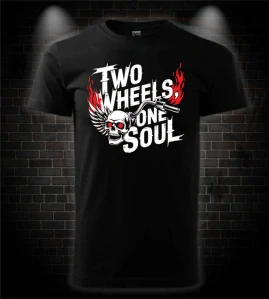 Pánske / dámske tričko Two Wheels - One Soul