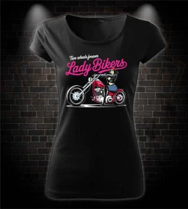 Dámske moto tričko Lady Bikers