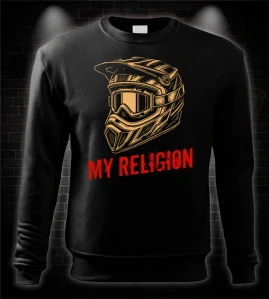 Motorkárska / štvorkolkárska mikina My Religion