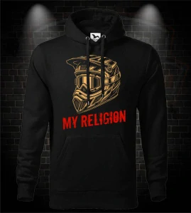 Kapucová motorkárska mikina My Religion