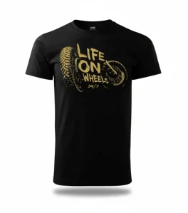Pánske / dámske tričko Life on wheels