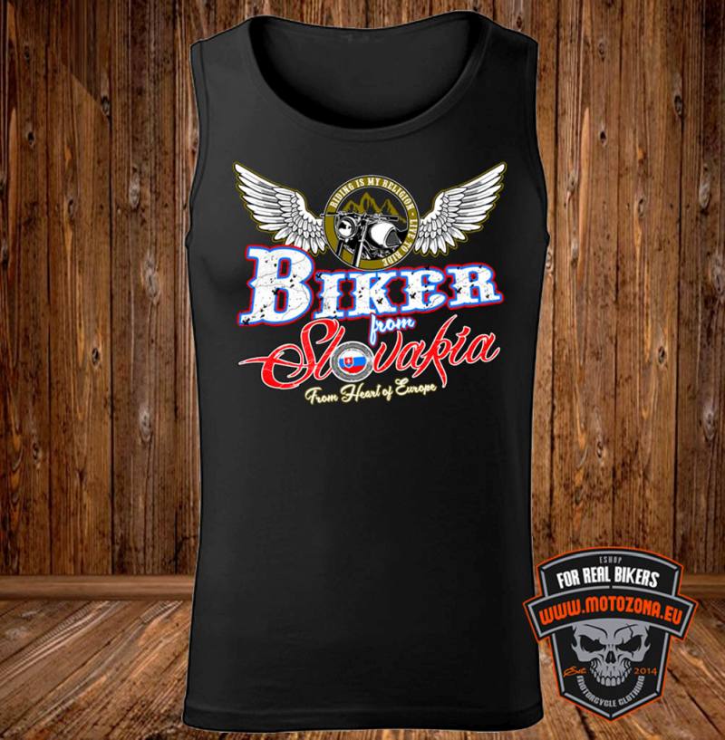 Motorkárske tielko Biker from Slovakia