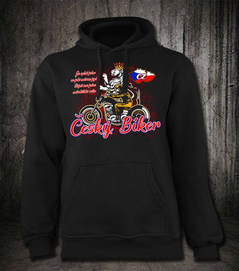 Motorkářská mikina Český Biker