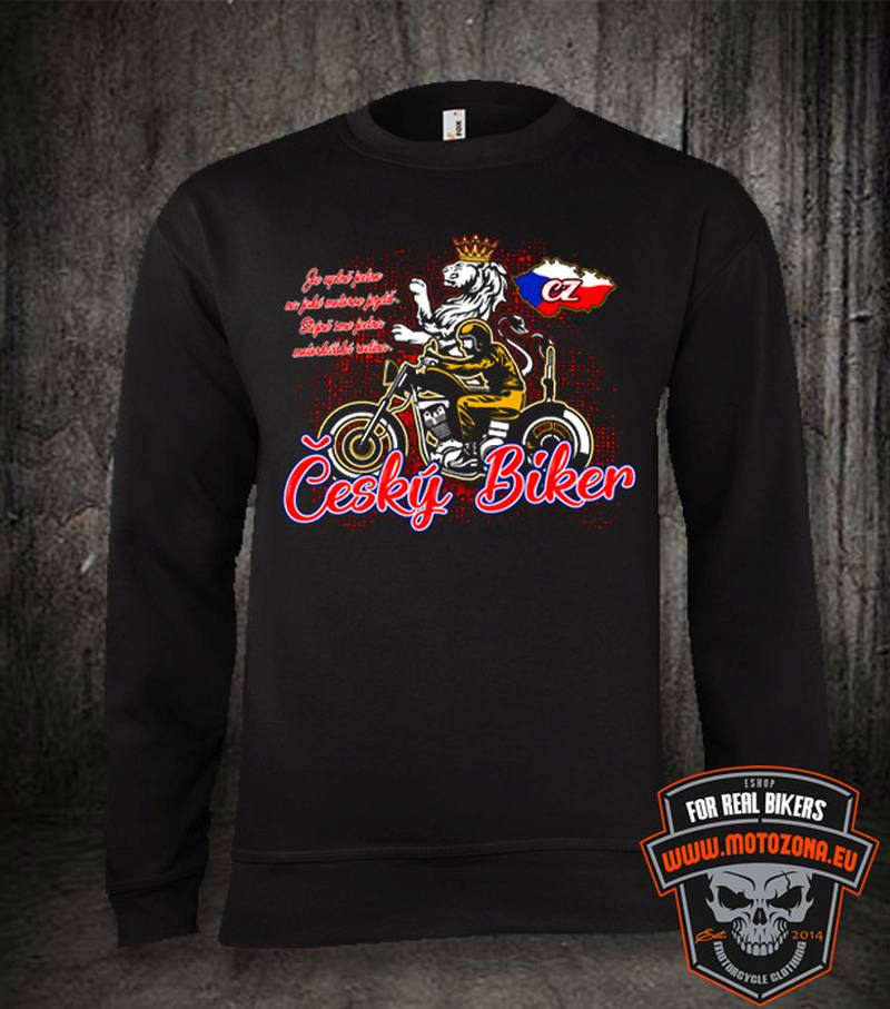 Motorkářská mikina Český Biker