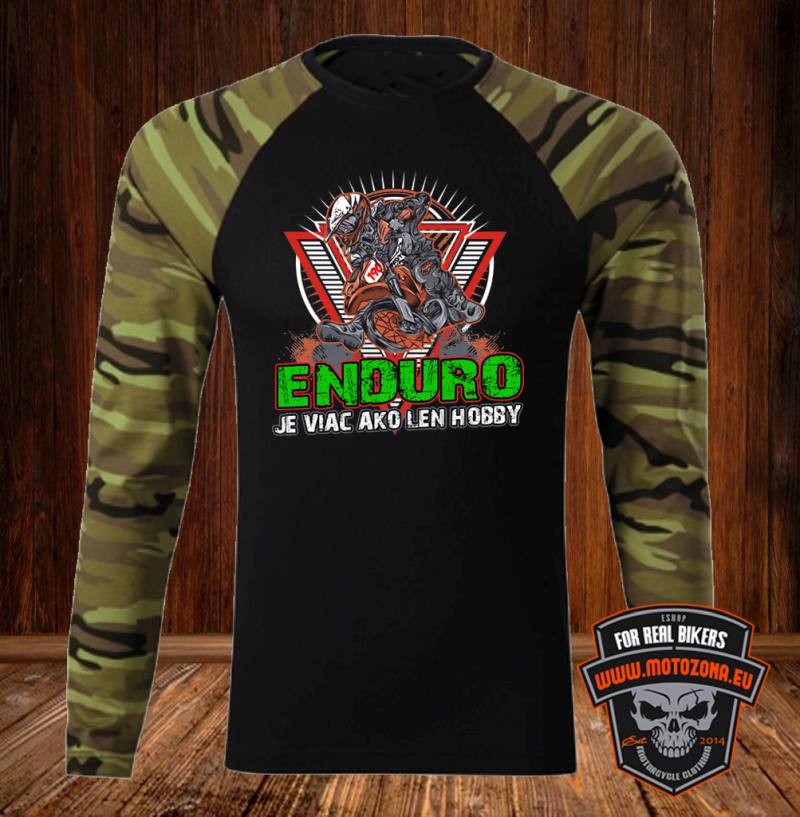 Enduro je viac ako len hobby - tričko s dlhým rukávom