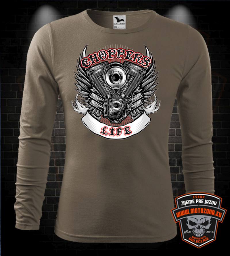 Mototričko s dlhým rukávom Choppers Life