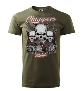 Motorkárske tričko Choppers Lifestyle
