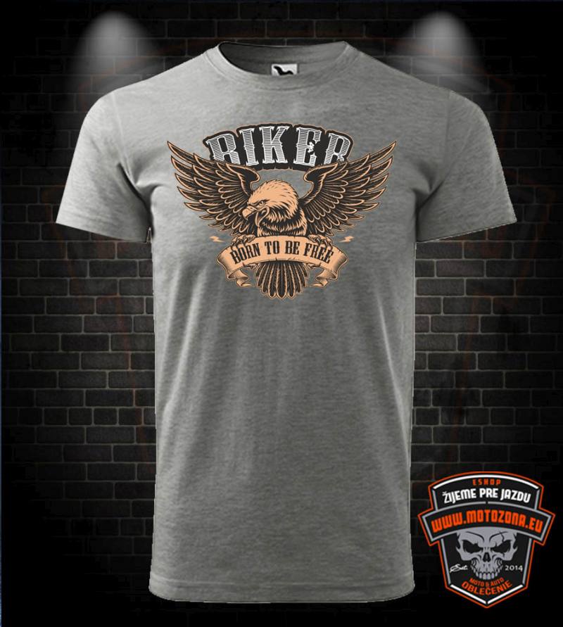 Moto tričko Biker - Born to be free