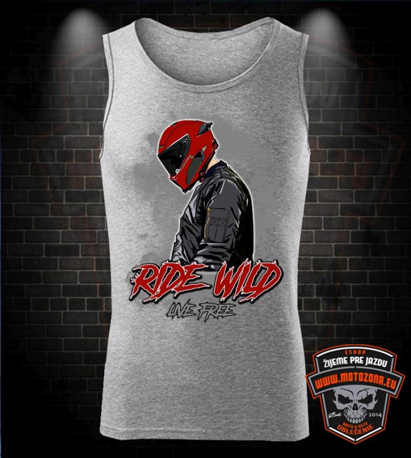 Motorkárske tielko Ride Wild