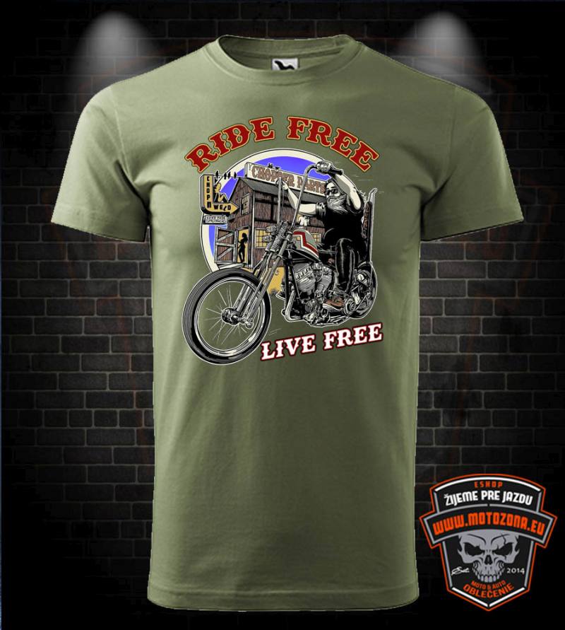 Mototričko Ride Free - Live Free