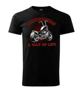 Pánske motorkárske tričko Choppers A Way of Life