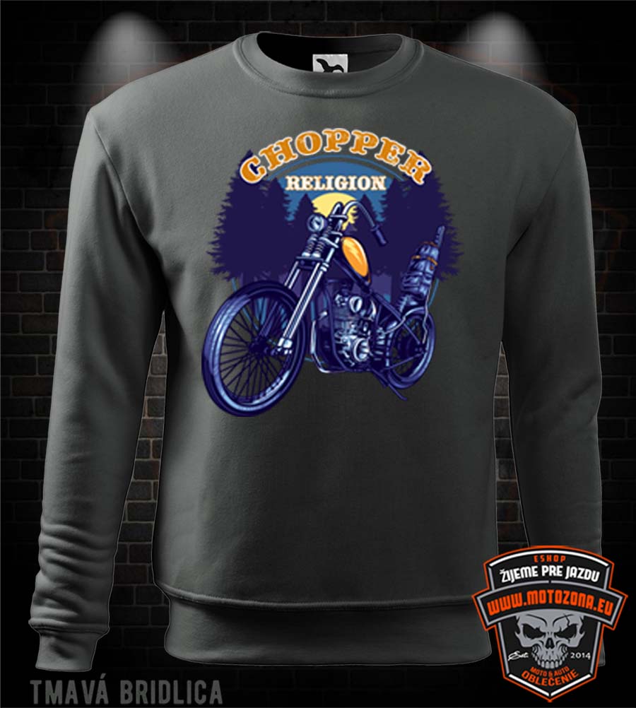Moto mikina Chopper Religion