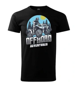 Pánske tričko so štvorkolkou Offroad Adventures – 200g/m2
