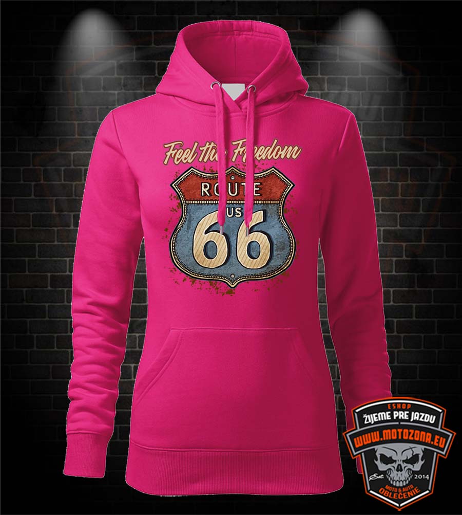 Dámska mikina Feel the Freedom - Route 66