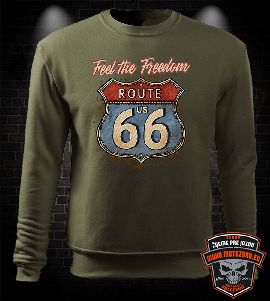 Mikina Feel the Freedom - Route 66