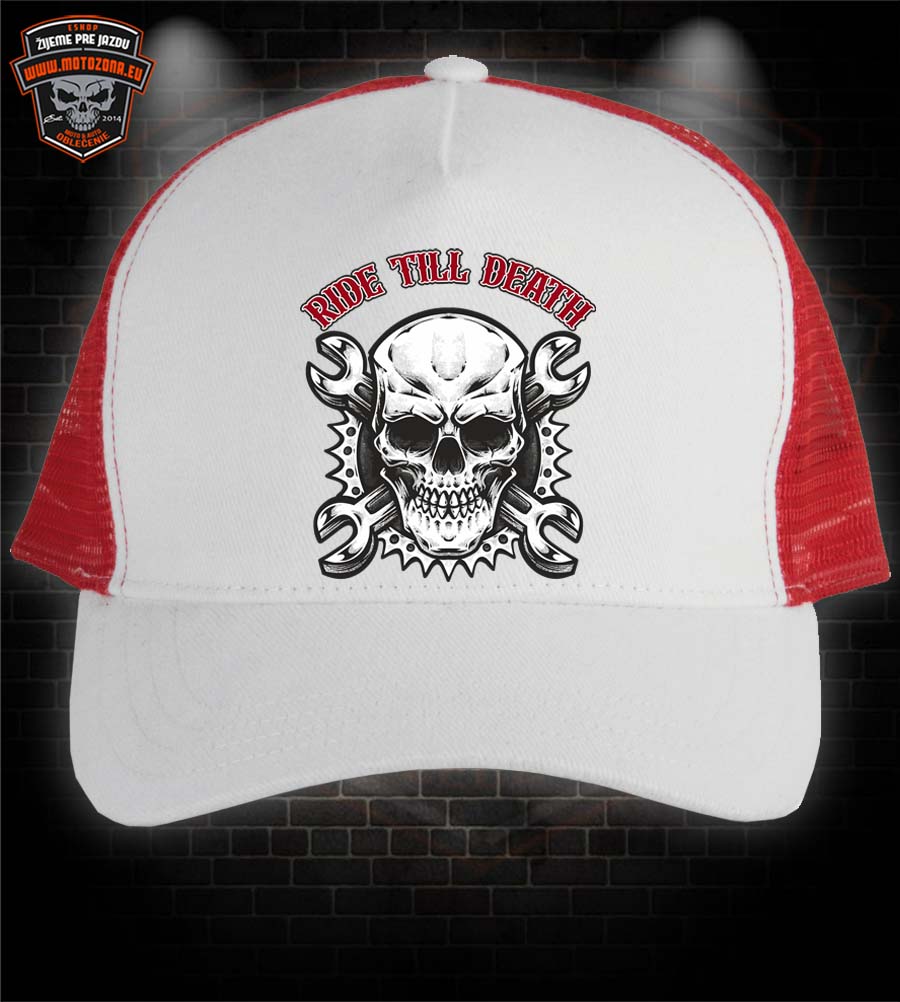 Šiltovka Ride till Death Skull