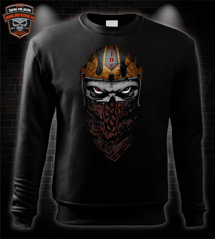 Moto mikina Skull Rider