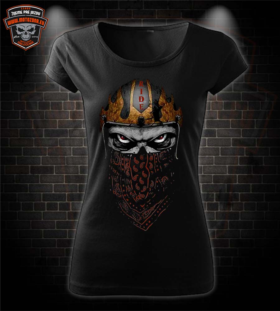 Pánske / dámske tričko Skull Rider