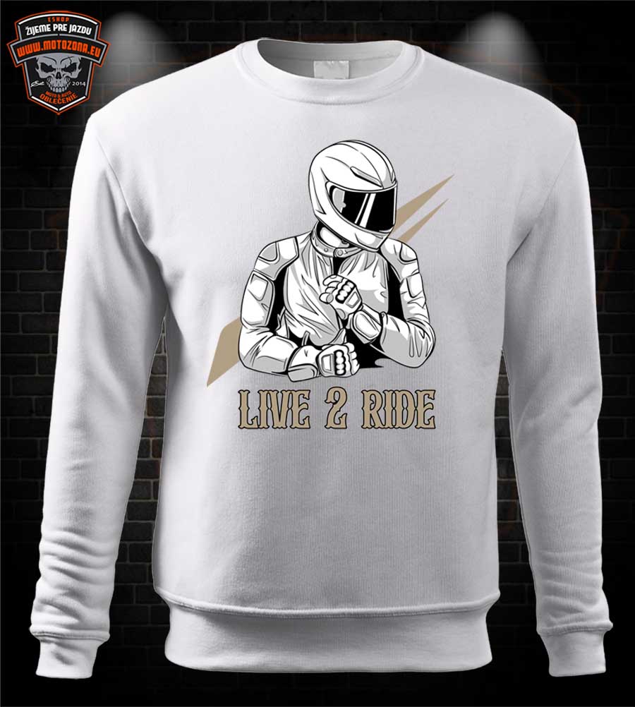 Moto mikina Live 2 Ride