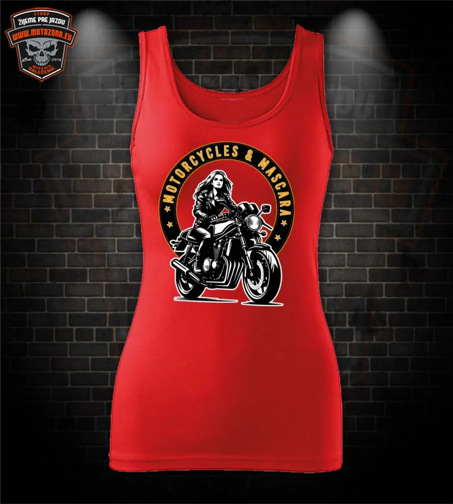 Dámske tielko Motorcycles & Mascara