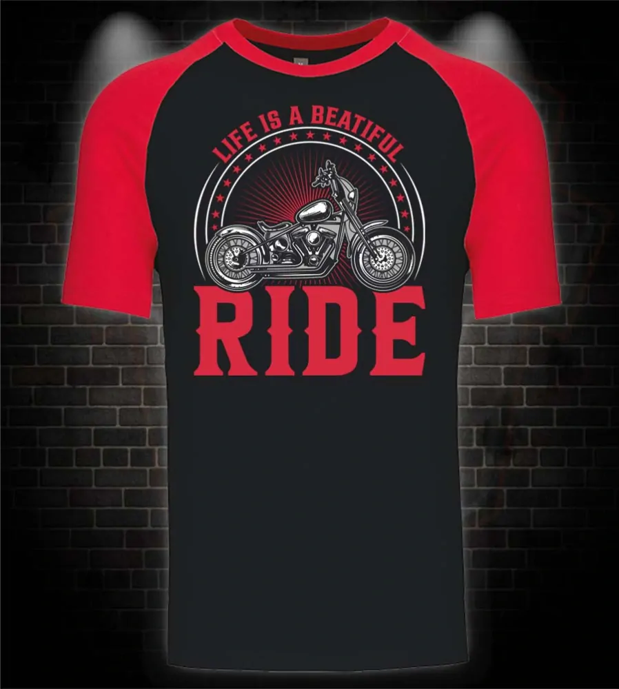 Baseball mototričko Life is a beautiful Ride